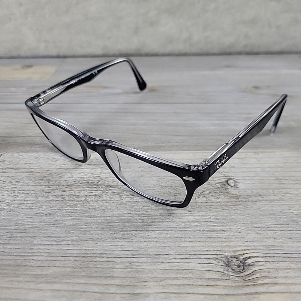 Ray-Ban RB5150 2034 Eyeglasses Frames‎ Only Black Clear Rectangular 50-19 135mm